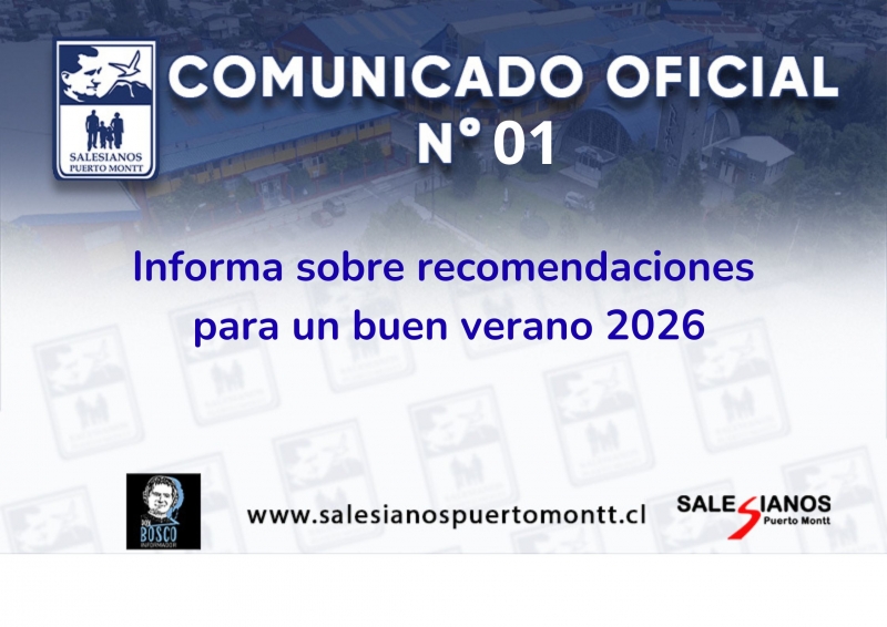 Comunicado Oficial N° 01/26 Informa sobre recomendaciones para un buen verano 2026